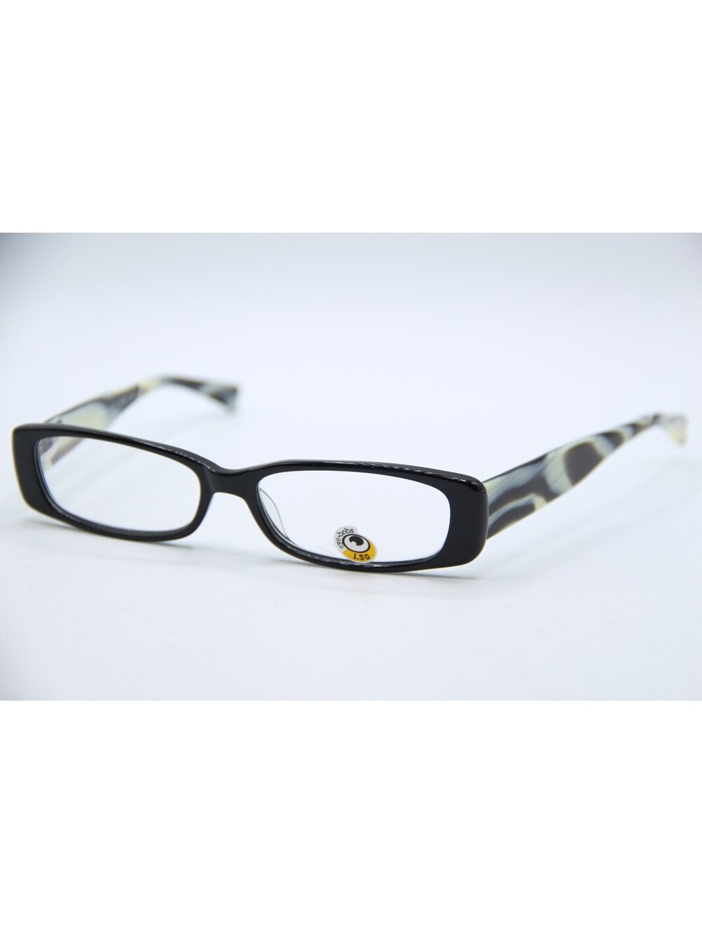 Eyebobs Co-Conspirator 2136 18 Black White Authentic Eyeglasses 51-17